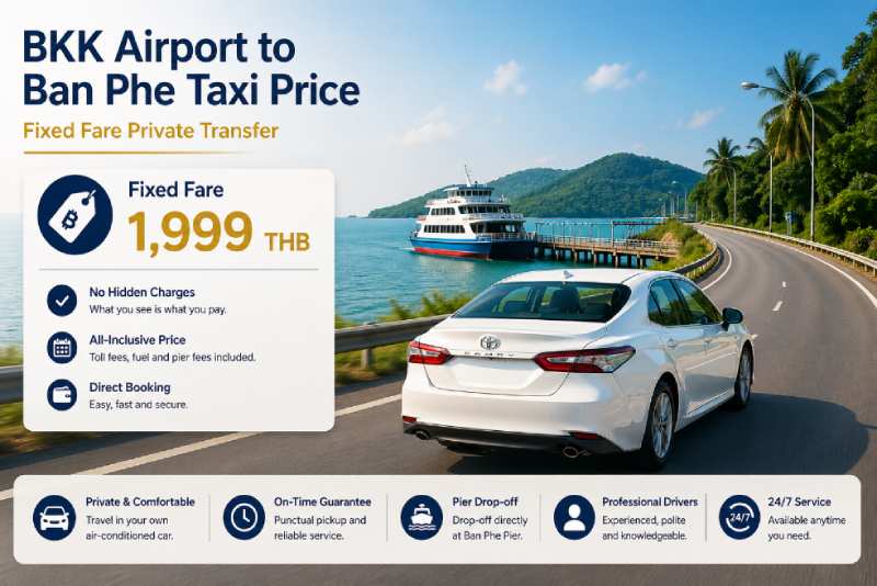 BKK to Ban Phe price