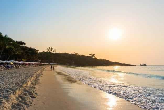 Sunset at Sai Kaew Beach