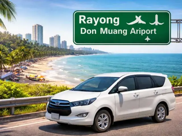 Taxi Don Mueang Airport (DMK) to Ban Phe (pier to Koh Samet)